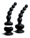 Threesome Wall Banger Beads with removable magnetic remote control, designed for ultimate solo or partner sex sessions, black color