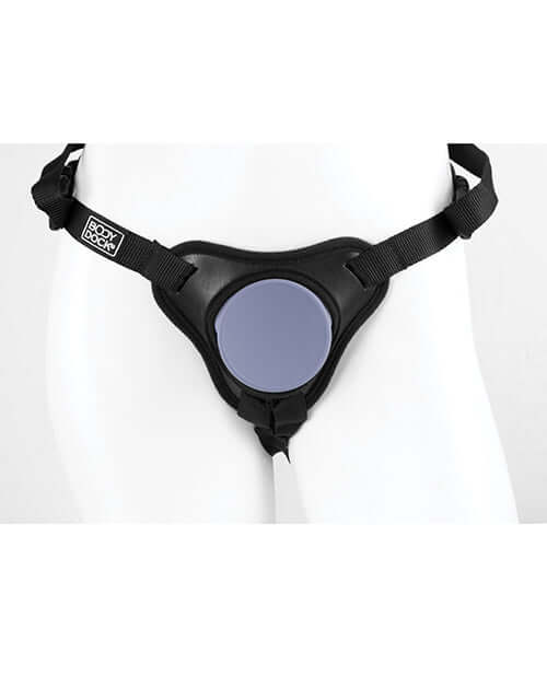 Dillio Platinum Body Dock SE Universal Harness System with silicone docking plate and adjustable straps.