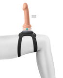 Body Dock Lap Strap Universal Thigh Strap-On with patented suction design for intimate play from Pipedream Products, dildo not included.