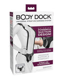 Body Dock Strap On Suspenders with powerful suction design in packaging for maximum support and comfort by Pipedream Products