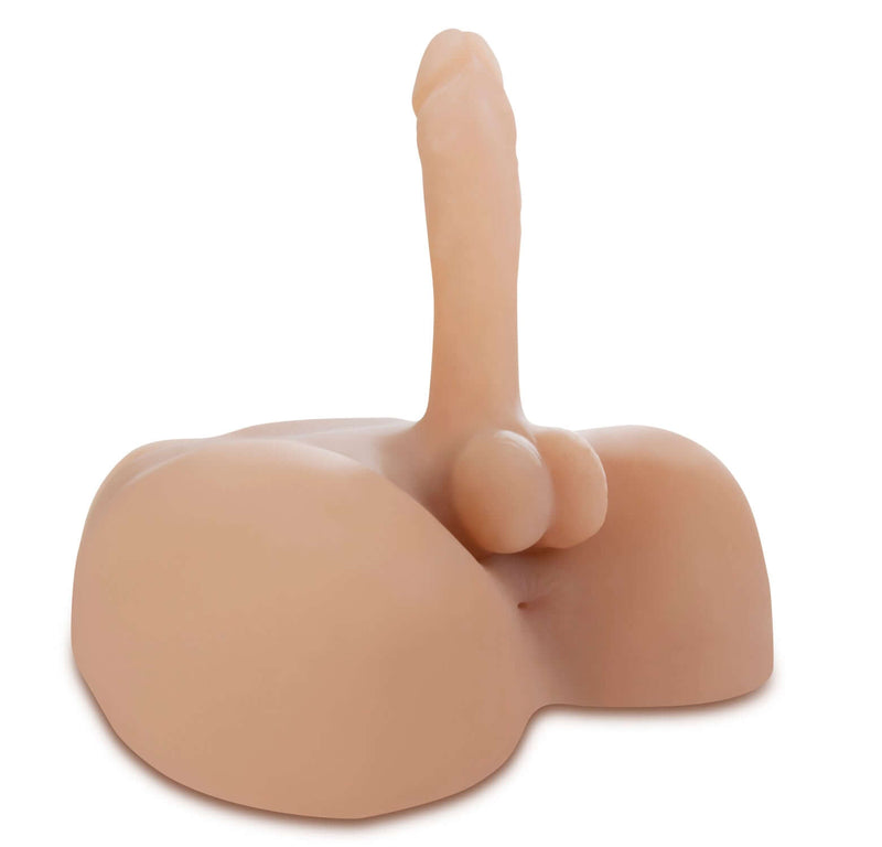 Pipedream Extreme Toyz Fuck My Hard Cock Mega Masturbator in white color