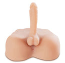 Pipedream Extreme Toyz Fuck My Hard Cock Mega Masturbator in white color product image.