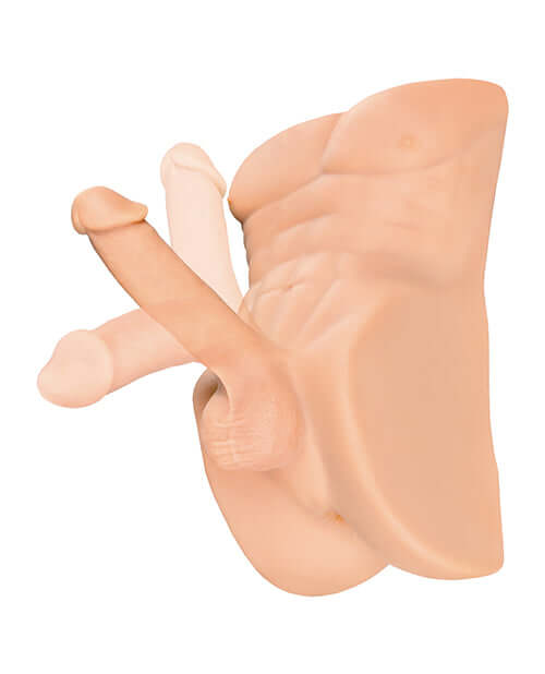 PDX Extreme Plus Perfect Ride Light Skin Tone Beige with Poseable Cock by Pipedream Products