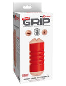 Pipedream Products PDX Extreme Tight Grip Mouth and Ass Masturbator Beige at $39.99