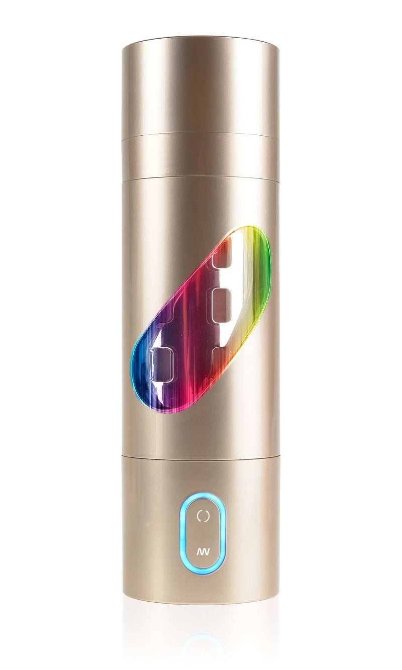 Pipedream Extreme Toyz Rechargeable Roto Bator Ass - Advanced rotating masturbator with turbo power, featuring modern sleek design with colorful accents.