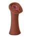 PDX Extreme Wet Pussies Juicy Snatch Stroker in dark skin tone brown, crafted with lifelike Fanta Flesh material