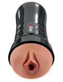Pipedream PDX Extreme Wet Pussies Self-Lubricating Stroker in Dark Brown