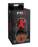 PDX Elite Air Tight Pussy Stroker packaging - Brown/Black ultimate masturbation experience with air-tight suction and realistic details