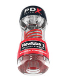 PDX Elite ViewTube2 See-Thru Stroker Visual Stimulation Spiral Compression Transparent Sleeve