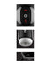 Control panel, mouth sleeve, and USB-C charging port of PDX Elite Moto Milker Penis Stroker by Pipedream Products.