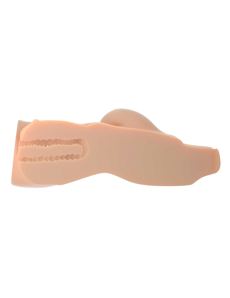 PDX Plus Perfect 10 Torso Masturbator Light with realistic internal texture for lifelike sensation