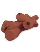 Pipedream PDX Plus Perfect 10 Torso Masturbator Brown with realistic details and Fanta Flesh TPE material.