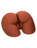PDX Plus Perfect Ass XL Brown Masturbator with realistic Fanta Flesh booty and dual tight holes by Pipedream Products