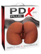 PDX Plus Perfect Ass XL Brown Masturbator packaging with realistic Fanta Flesh design.