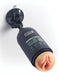 PDX Plus Discreet Stroker Shower Therapy Milk Me Honey Light Shade attached to a shower wall
