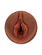 PDX Plus Brown Shower Therapy Stroker close-up, realistic texture and design for enhanced pleasure.