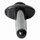 Perfect Fit The Boner Black Dildo with Suction Cup, 8" insertable length, sleek design for hands-free play on any flat surface