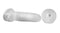 Perfect Fit Fat Boy Checker Box Sheath 5.5 inches showing textured clear surface for enhancing pleasure and comfort.