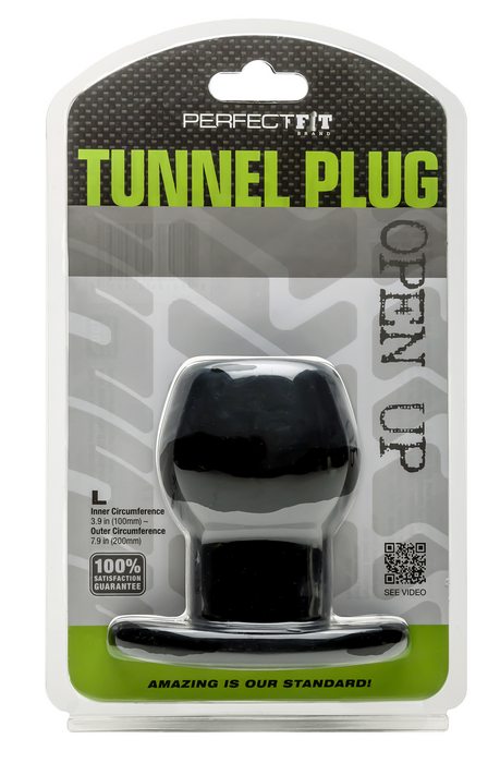 Perfect Fit Perfect Fit Tunnel Plug Large Black at $25.99