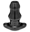 Perfect Fit Double Tunnel Plug Black Medium at $24.99