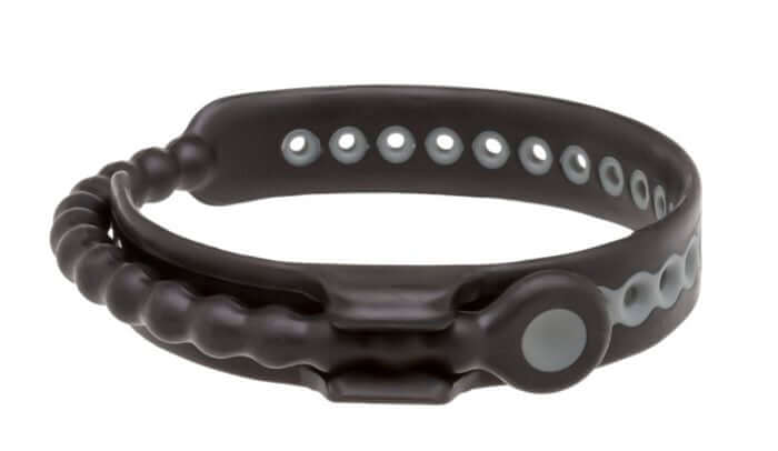 Adjustable black Speed Shift Toy cock ring with quick release tab for perfect fit and comfort.