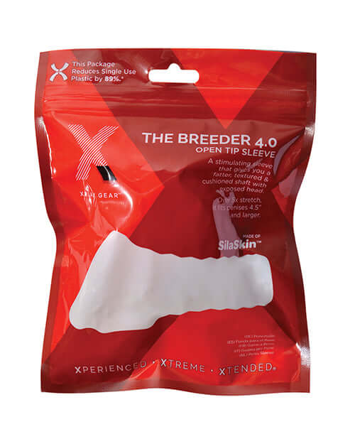 XPLAY Breeder 4.0 Sleeve package showcasing girth enhancement benefits from Perfect Fit Brands.