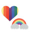 X-Gen Products Pasties Pride Glitter Rainbows and Heart at $10.99