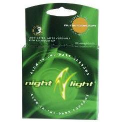 Paradise Products Night Light Glow-in-the-Dark Latex Condoms 3 Pack at $3.99