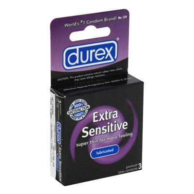Paradise Products DUREX EXTRA SENSITIVE LUBRICATED 3PK at $2.99