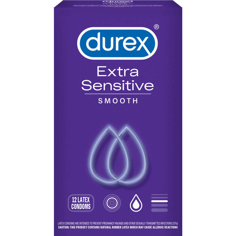 Paradise Products Durex Extra Sensitive Smooth Latex Condoms 12 Count at $12.99