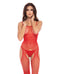 RENE ROFE Sparkle Crotchless Body Stocking Red O/S from Rene Rofe Lingerie at $15.99