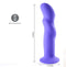 Maia Toys Riley Purple Silicone Dong 8 inches at $27.99