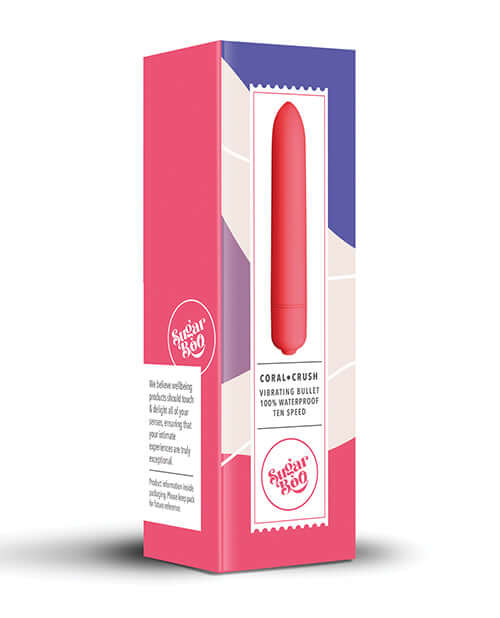 Sugarboo Coral Crush Bullet Vibrator - 10 Sensations