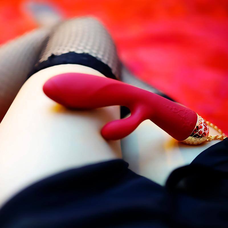 ZALO Rosalie Luxury Non-Porous G-spot Rabbit Vibrator Bright Red ZALO Rosalie Luxury Non-Porous G-spot Rabbit Vibrator Bright Red