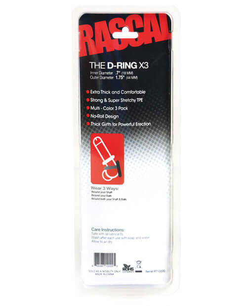 RASCAL THE D-RING 3PK-1