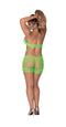Magic Silk Lingerie Seamless Crotchless Romper Lime Green O/S from Magic Silk Lingerie at $17.99