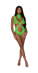 SEAMLESS TEDDY LIME O/S-1