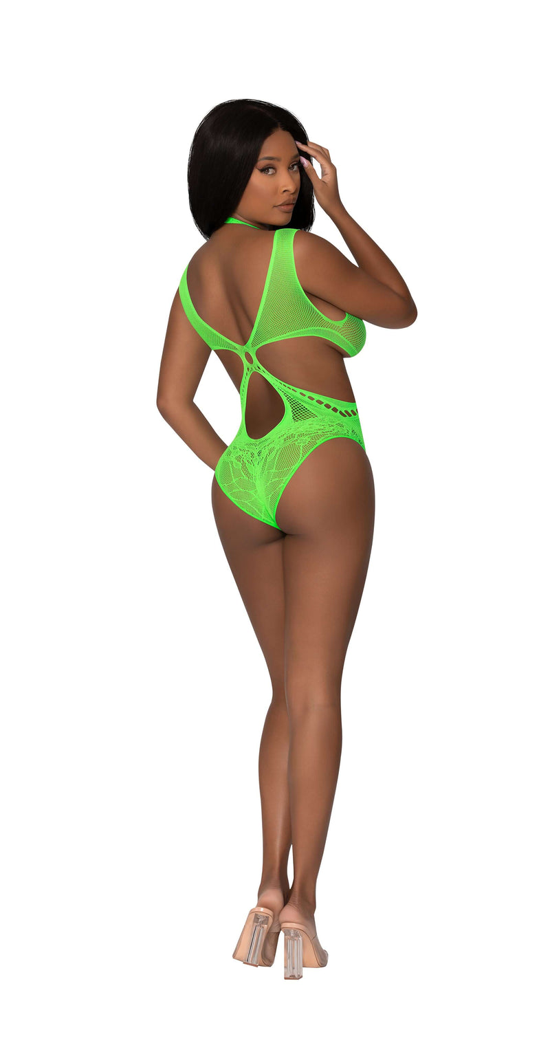 SEAMLESS TEDDY LIME O/S-3