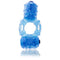 Screaming Big 02 Blue Double Pleasure Vibrating Ring