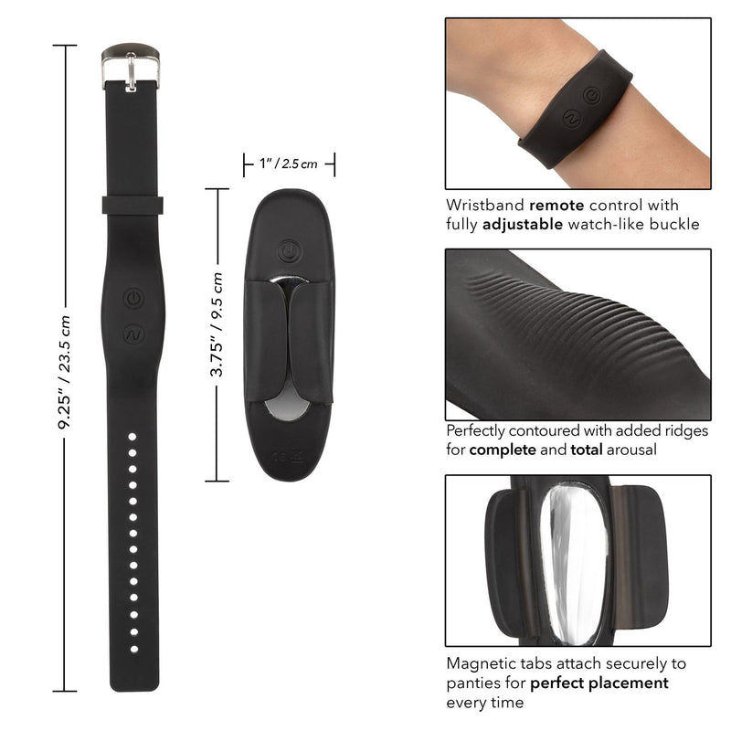 California Exotic Novelties Lock N Play Wristband Remote Panty Liner at $72.99