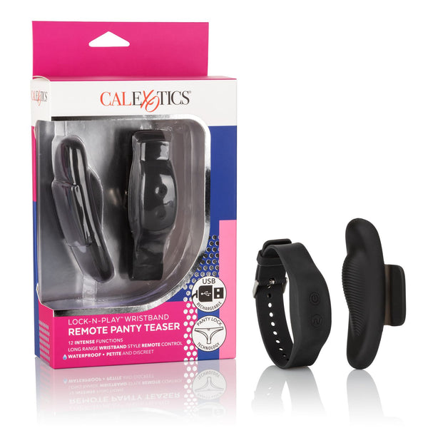 California Exotic Novelties Lock N Play Wristband Remote Panty Liner at $72.99