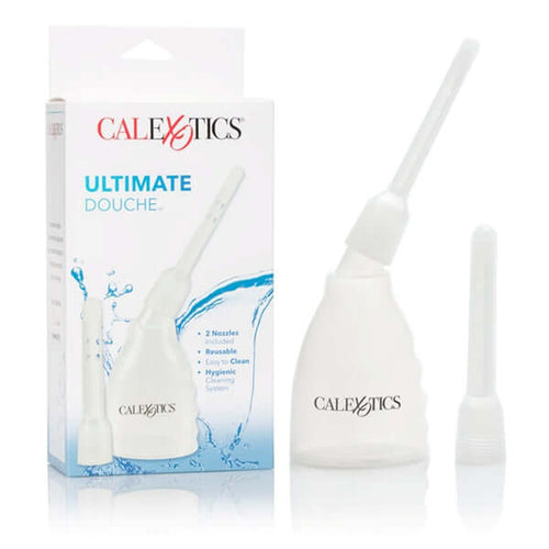 Ultimate Douche by California Exotic Novelties - Reusable personal hygiene solution with two interchangeable nozzles and easy-to-clean design