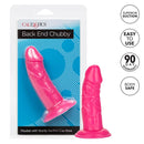 California Exotic Novelties Back End Chubby Pink Realistic Dong at $17.99