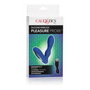 California Exotic Novelties Silicone Wireless Pleasure Probe Blue Prostate Massager at $36.99