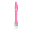 Lulu Satin Touch Pink Vibrator, slender and discreet design, waterproof, 2 vibration speeds, phthalate-free material.