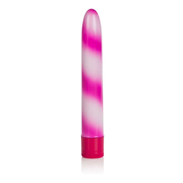 California Exotic Novelties Waterproof Candy Cane Pink Vibrator at $13.99