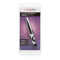 Waterproof vibrating anal probe in sleek silver packaging for enhanced pleasure and easy grip.