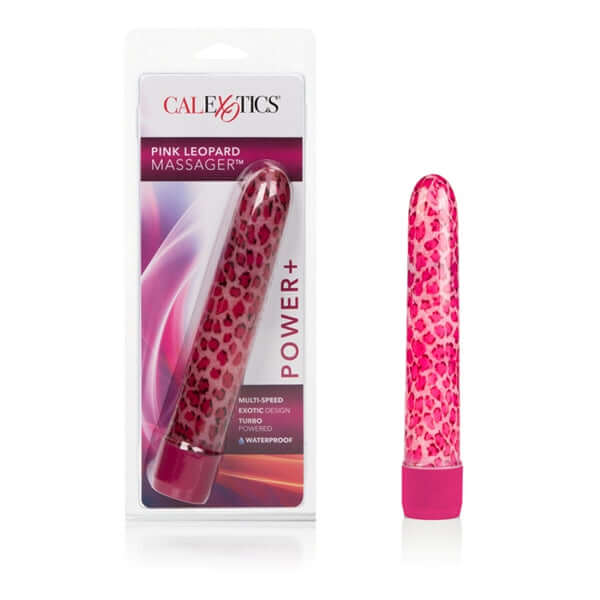 PINK LEOPARD MASSAGER 6.5 IN-5