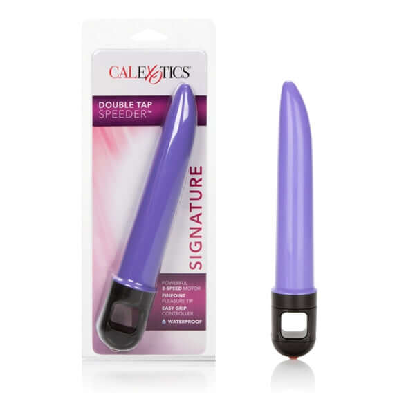 California Exotic Novelties DOUBLE TAP SPEEDER 6 1/2IN PURPLE at $8.99