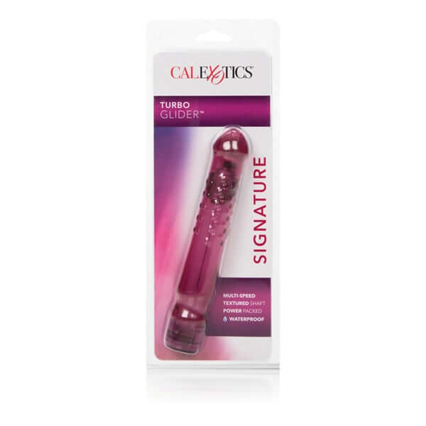 California Exotic Novelties Waterproof Turbo Glider Raspberry Crush Vibrator at $10.99